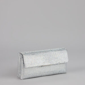 Crystal Hour Square Rhinestone Clutch