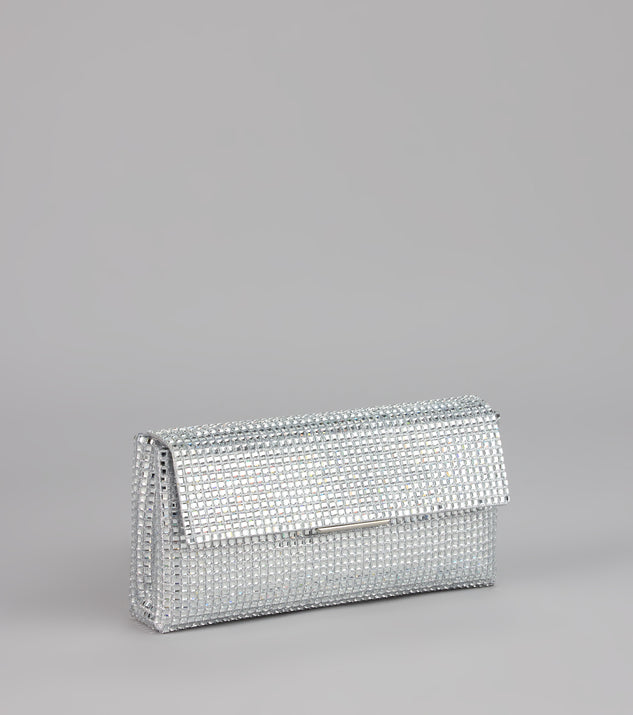 Windsor Crystal Hour Square Rhinestone Clutch