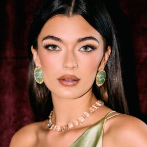 Crystal Row Statement Choker Necklace