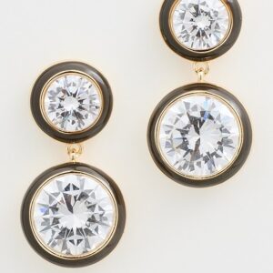 Roxanne Assoulin Cubic Double Drop Earrings