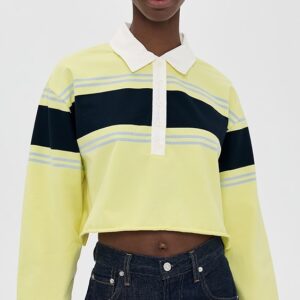 RE/DONE Cut Off Rugby Polo