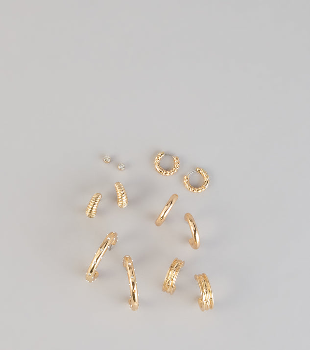 Windsor Daily Rotation Six-Piece Earring Set
