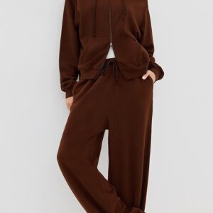 The Elder Statesman Daily Wide Leg Sweatpants