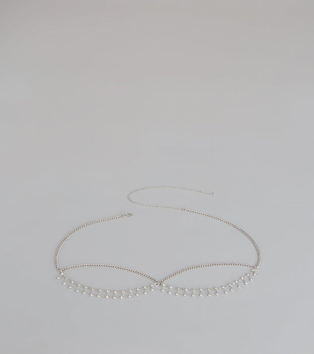 Windsor Dainty Drama Rhinestone Belly Chain