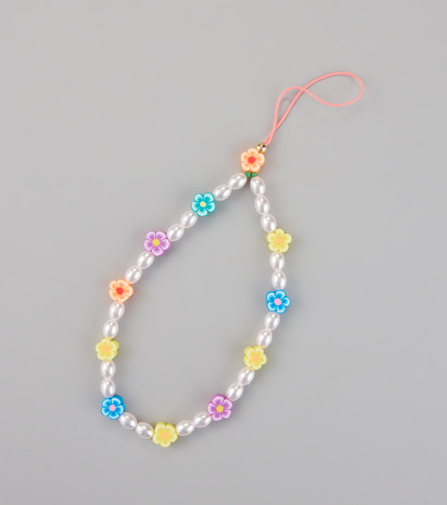 Windsor Daisy Dreams Pearl Wristlet Keychain