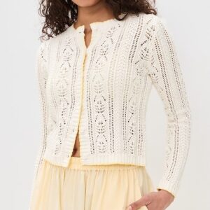 Velvet Daisy Knit Cardigan