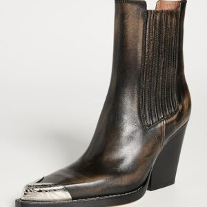 Dallas Embellished Toe Ankle Boots