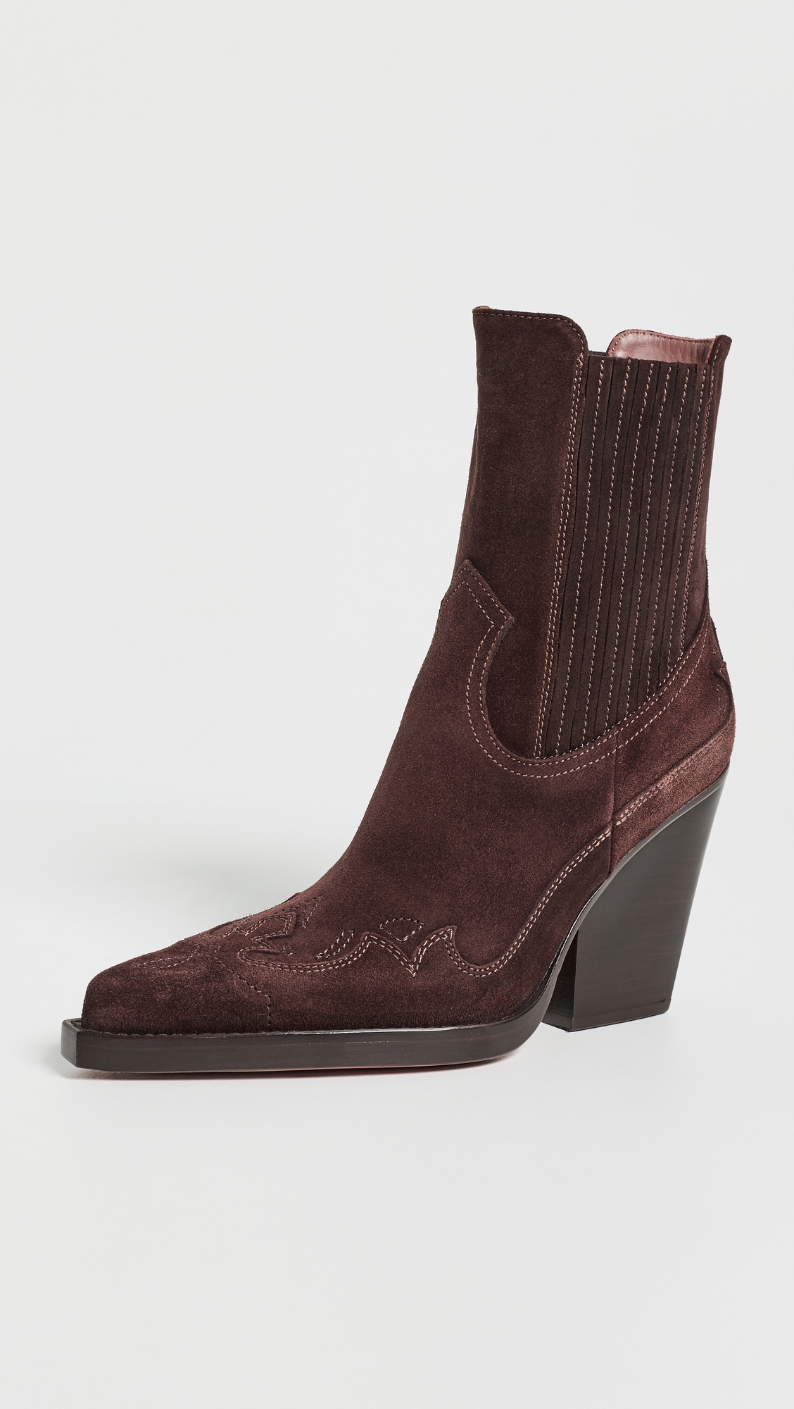 Paris Texas Dallas Embroidered Ankle Boots 100mm