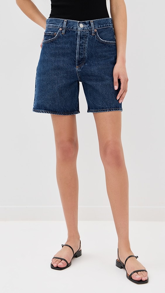 AGOLDE Dame High Rise Baggy Shorts