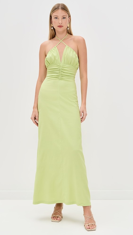 Riot Swim Dani Cross Halter Dress