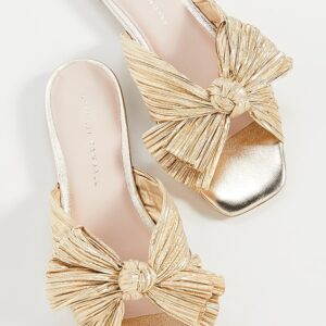 Loeffler Randall Daphne Pleated Bow Slides