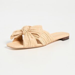 Loeffler Randall Daphne Pleated Knot Flat Sandals