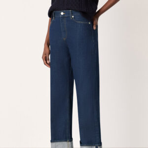 Dark Denim Selvedge Turn Up Detail Jean Dark Denim Selvedge Turn Up Detail Jean