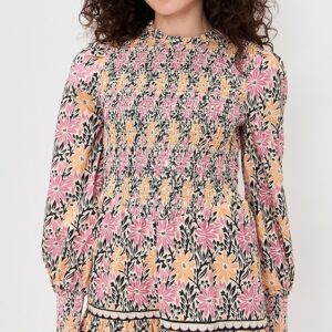 Saylor Darla Floral Batik Mini Dress