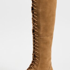 Free People Davey Over-the-Knee Lace Up Boots