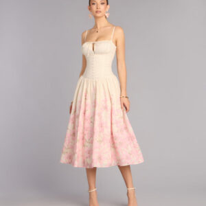 Windsor Daydream Bloom Floral Print Midi Dress Daydream Bloom Floral Print Midi Dress
