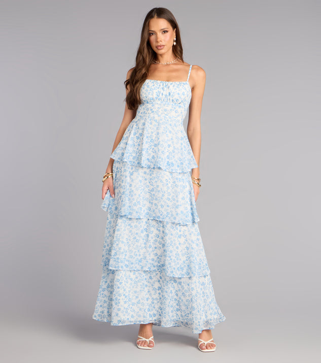 Windsor Daydream Date Floral Maxi Dress