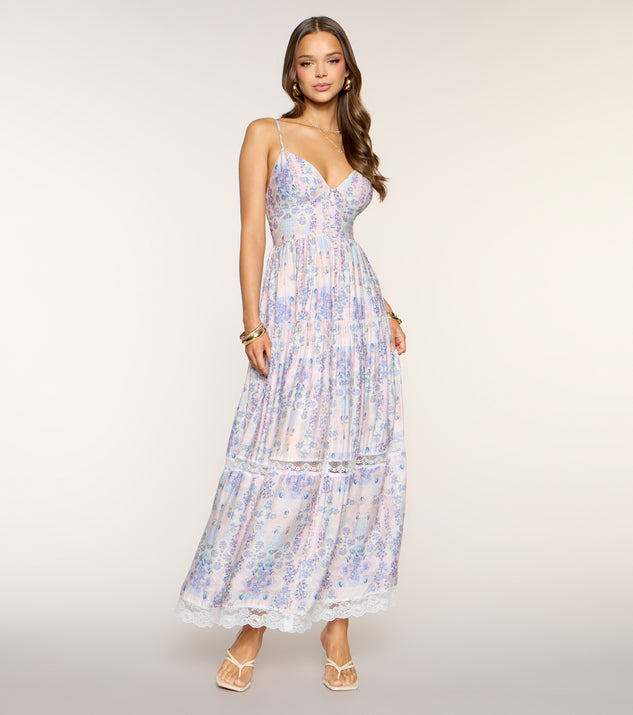 Windsor Daydream Detour Paisley Maxi Dress