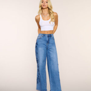 Windsor Daydream Stitch Wide-Leg Denim Jeans Daydream Stitch Wide-Leg Denim Jeans