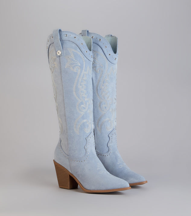 Windsor Daydream Studded Cowboy Boots