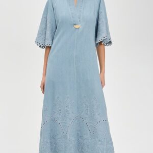 Zimmermann Daylight Denim Midi Dress
