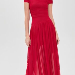 Bec + Bridge Deija Off Shoulder Maxi Dress