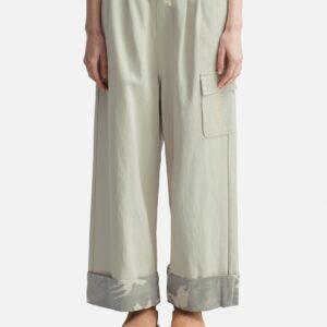 DEINET DEINET Roll Up Cargo Banding Pants Grey DEINET Roll Up Cargo Banding Pants Grey