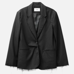 DEINET DEINET Rough Cut Detail Blazer