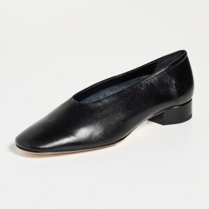 Delia Nappa Leather Heels