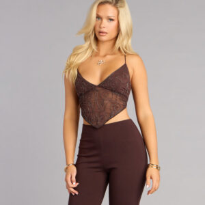Windsor Delicate and Daring Strappy Crop Top Delicate and Daring Strappy Crop Top