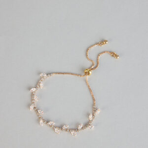 Windsor Delicate Bloom Rhinestone Leaf Bracelet Delicate Bloom Rhinestone Leaf Bracelet