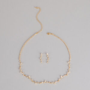 Windsor Delicate Sparkle Rhinestone Necklace And Earrings Set Delicate Sparkle Rhinestone Necklace And Earrings Set