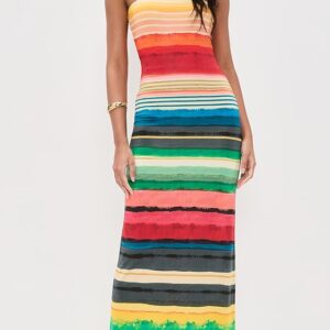 alice + olivia Delora Strapless Maxi Dress