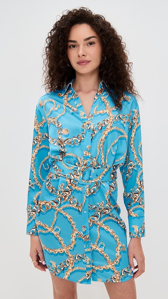 L'AGENCE Demie Mini Shirtdress