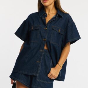 Denim Jacket Short Sleeve