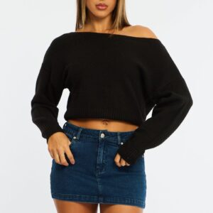 Ally Fashion Denim Mid Rise Mini Skort Skirt