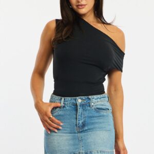 Ally Fashion Denim Mini Skirt Mid Rise Regular Fit Denim Mini Skirt Mid Rise Regular Fit