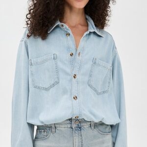 Good American Denim Shirt Dress