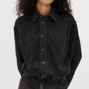 Good American Denim Shirt Dress