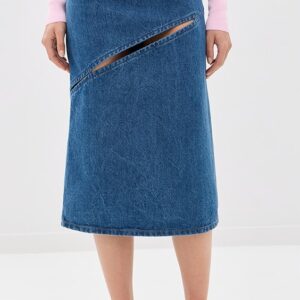 Jil Sander Denim Skirt