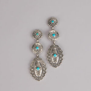 Windsor Desert After Dark Concho Statement Earrings Desert After Dark Concho Statement Earrings