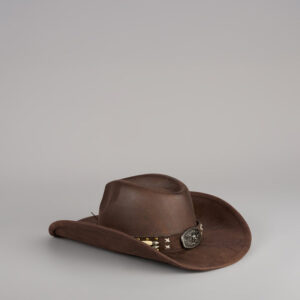 Desert Daydream Faux Leather Cowboy Hat