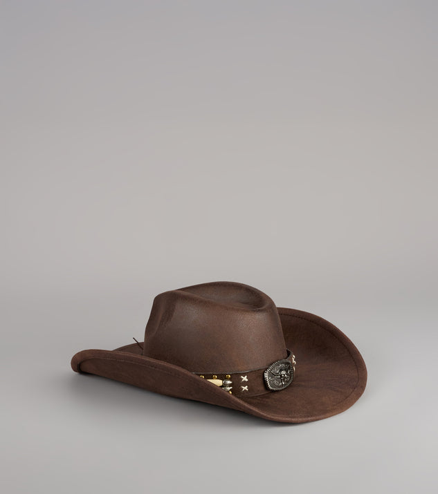 Windsor Desert Daydream Faux Leather Cowboy Hat