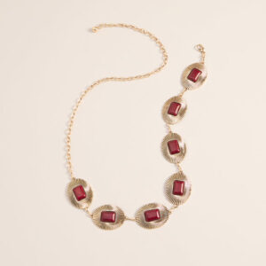 Windsor Desert Drama Stone Concho Chain Belt Desert Drama Stone Concho Chain Belt