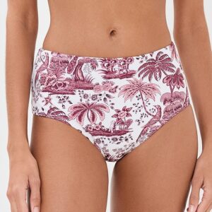 STAUD Devon High Rise Bikini Bottoms
