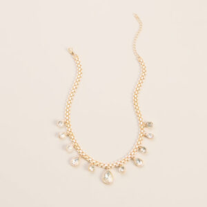 Diamond Trail Rhinestone Necklace