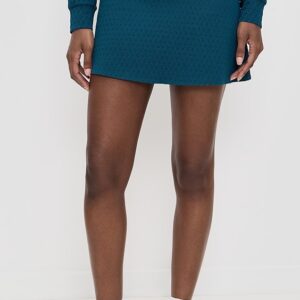 Diamonds All Day Belted Jacquard Skirt