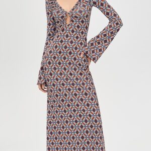 Eywasouls Malibu Diana Bell Sleeve Dress