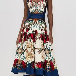 Diana Structured Midi Dress