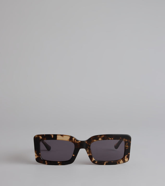 Windsor DIFF Espresso Run Square Sunglasses